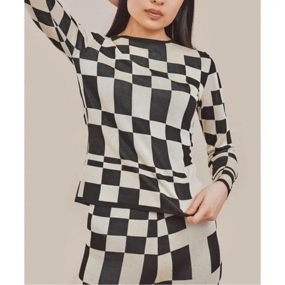 Paloma Wool El Valle Top Checkered